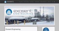 Desktop Screenshot of exosent.com